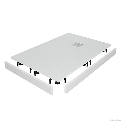 RGW Stone Tray 16152810-01K Душевой поддон прямоугольный ST-W Белый (Комплект)