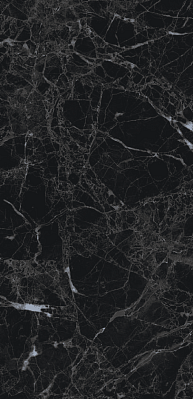 Flavour Granito Space Black High Glossy Черный Полированный Керамогранит 60x120 см
