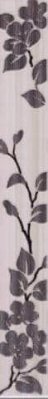 Нефрит Кензо Цветы коричневый на светлом Бордюр 40х4,8