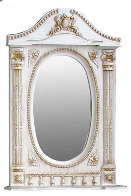 Зеркало Атолл Наполеон 165 патина золото