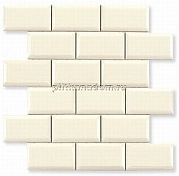 Adex Modernista ADMO2014 Biselado PB C-C Marfil Мозаика выпуклая 30,5x30,9 см