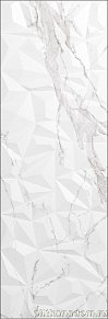 Creto Avenzo Crystal Silver W STR R Glossy 1 Белый Рельефный Глянцевый Декор 30х90 см