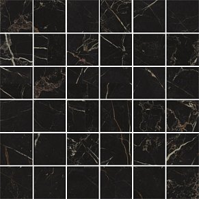 Керама Марацци Фрагонар MM5283 Декор мозаичный чёрный 30,1х30,1 см