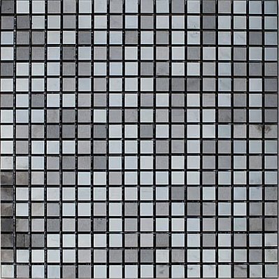 Bertini Mosaic Мозаика из металла Black metal Мозаика 1,5х1,5 сетка 30,5х30,5