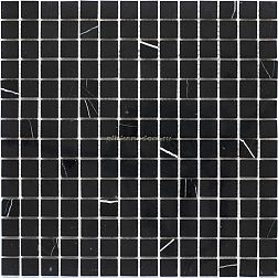 Starmosaic Wild Stone Black Polished (JMST034) Мрамор Мозаика 30,5х30,5 (2х2)