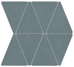 Atlas Concorde Boost Natural Cobalt Mosaico Rhombus Синий Матовый Декор 33,8х36,7 см