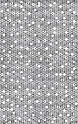 Unitile (Шахтинская плитка) Лейла 03 Настенная плитка Серый низ 25х40 см