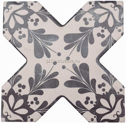 Cevica Becolors Cross Dec. Stencil Navy Керамогранит 13,25х13,25 см