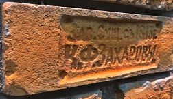 Imperator Bricks Старинная мануфактура Клеймо К.Ф.Захаровы Красный Искусственный камень 26х7 см