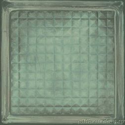 Aparici Glass Green Brick Зеленая Рельефная Настенная плитка 20x20 см