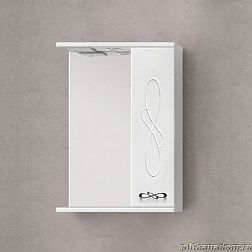 Style line Венеция Зеркальный шкаф 55-C, белый