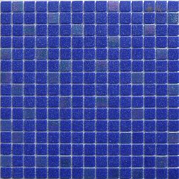 NS-mosaic Econom series MIX28 Мозаика стеклянная синяя (сетка) 32,7х32,7 (2х2) см
