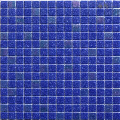 NS-mosaic Econom series MIX28 Мозаика стеклянная синяя (сетка) 32,7х32,7 (2х2) см