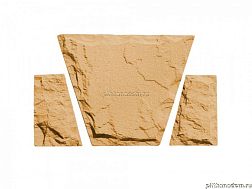 UniStone 4 Бежевый Замковый камень 10,8x21,6x3,5 см