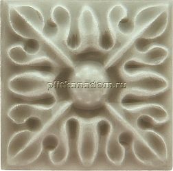 Adex Studio Taco Relieve Flor Graystone 2 Вставка 3x3 см