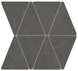 Atlas Concorde Boost Natural Coal Mosaico Rhombus Серый Матовый Декор 33,8х36,7 см