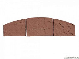 UniStone 6 Коричневый Замковый камень 21,2x23,1x4 см