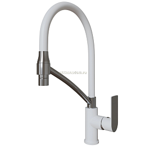 Mixline City White 553223 Смеситель для кухни, гибкий излив