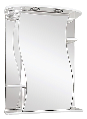 Зеркальный шкаф Misty Лиана - 60   Зеркало - шкаф прав. (свет) Э-Лиа02060-01СвП