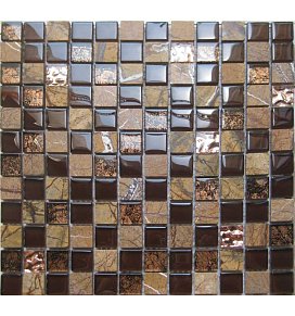 Decor-mosaic Премиум MDP-15 Мозаика (стекло, камень) 2,3х2,3 30х30 см
