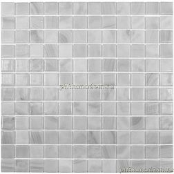 Vidrepur Nature Pearl River № 5600 (на сетке) Серая Глянцевая Мозаика 31,7х31,7 (2,5x2,5)