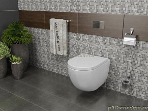 Nilo 2202 bianco Подвесной унитаз с безободковой системой смыва 55x37x37