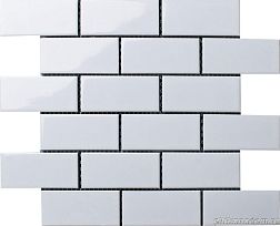 Starmosaic Homework Brick & Metro Brick White Glossy (A32000-A1001G) Белая Глянцевая Мозаика 29,1х29,5