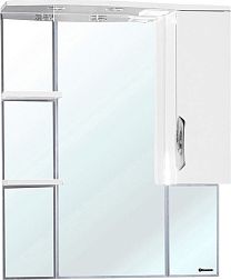 Bellezza Лагуна-85 Зеркало-шкаф Белый, встроенный светильник, правый