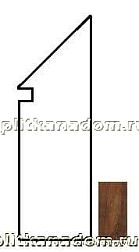 Atlas Concorde Etic Palissandro Battiscopa Sag.DX Плинтус 7,2x30 см