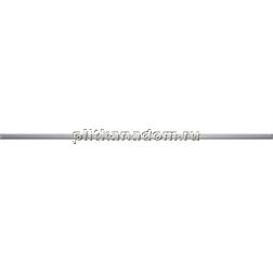 Azori Универсальные металлический Бордюр Серый Глянцевый Steel Silver 2x50,5 см