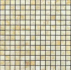 Tonomosaic Мозаика из камня CFS 871-15P Бежевая Полированная Мозаика 30х30 (1,5х1,5) см