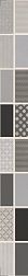 Lasselsberger-Ceramics Фиори Гриджио 1506-0101 Бордюр Металлизир. 6,5х60 см