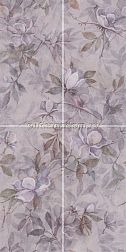 Kerama Marazzi Магнолия VT-C413-4x-11037R Панно 3 Серое Матовое 60х120 (из 4 плиток) см