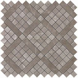 Atlas Concorde Marvel Pro Grey Fleury Diagonal Mosaic Мозаика 30,5x30,5 см