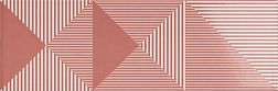 Harmony Crayon Coral Dеcor Красный Глянцевый Декор 10x30 см