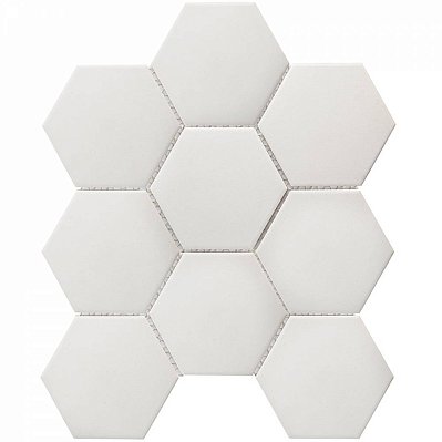 Starmosaic Homework Hexagon big White Matt Antid Мозаика 25,6х29,5 (5х6)