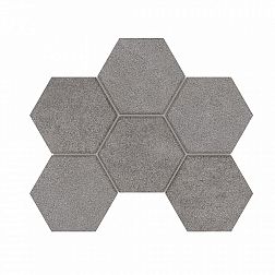 Estima Luna LN02-TE02 Hexagon Grey Серая Мозаика 25х28,5 см
