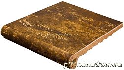 Gres de Aragon Castano Peldano 24-25 Ступень фронтальная 24х33 см