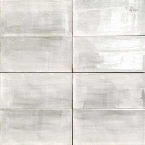 Mainzu Aquarel Deco Grey Серая Глянцевая Настенная плитка 15x30 см