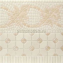 Vives Iliada Cenefa Midas Blanco Декор 43,5x43,5 см