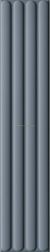 DNA tiles Plinto Out Blue Matt Синяя Матовая Настенная плитка 10,7x54,2 см