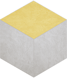Ametis Spectrum SR00-SR04 Yellow Cube Микс Неполированная Мозаика 25х29 см