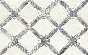 Шахтинская плитка Персиан Декор серый 02 25х40 см