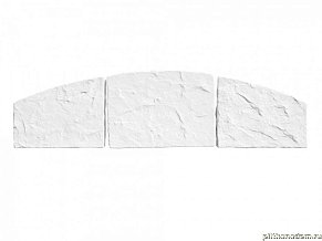 UniStone 6 Белый Замковый камень 21,2x23,1x4 см