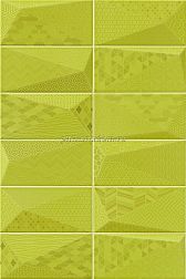 Mainzu Diamond Y-Green Fancy Настенная плитка 10х20 (7 видов рисунка) см