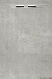 Aquanit Slope Душевой поддон из керамогранита, цвет Beton Gri, 80x120