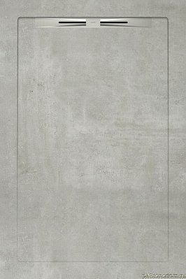 Aquanit Slope Душевой поддон из керамогранита, цвет Beton Gri, 80x120