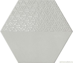 Realonda Ceramica Hexamix Opal Deco Grey Керамогранит 28,5х33