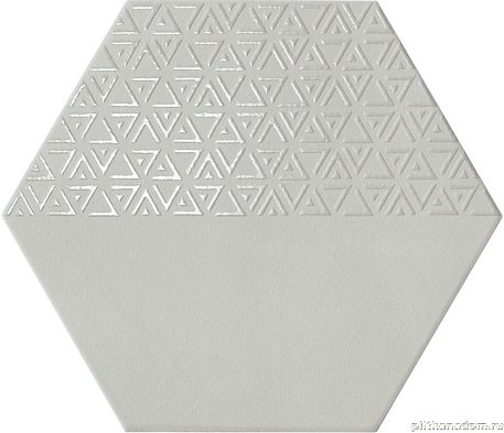 Realonda Ceramica Hexamix Opal Deco Grey Керамогранит 28,5х33 см