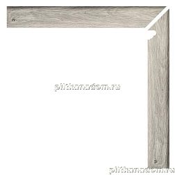 APE Ceramicas Oregon Zanquin Fior. Dcha. Gris Угловой элемент 8х60 см